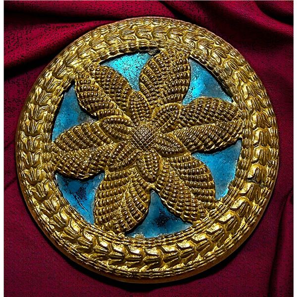 A DIVISION ONE WOOD BACK BUTTON