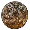 Image 1 : A DIVISION ONE REPOUSSE COPPER BUTTON
