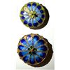 Image 4 : A SMALL CARD OF DIV. 3 PICTORIAL GLASS IN METAL BUTTONS