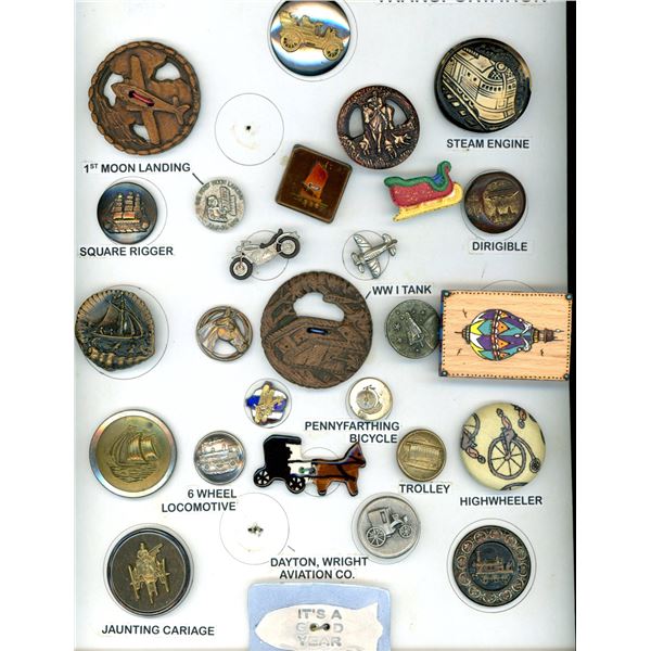 A CARD OF DIVISION 1 & 3 TRANSPORTATION BUTTONS