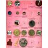 Image 1 : A CARD OF ASSORTED DIV 1 & 3 ARCHITECTURAL BUTTONS