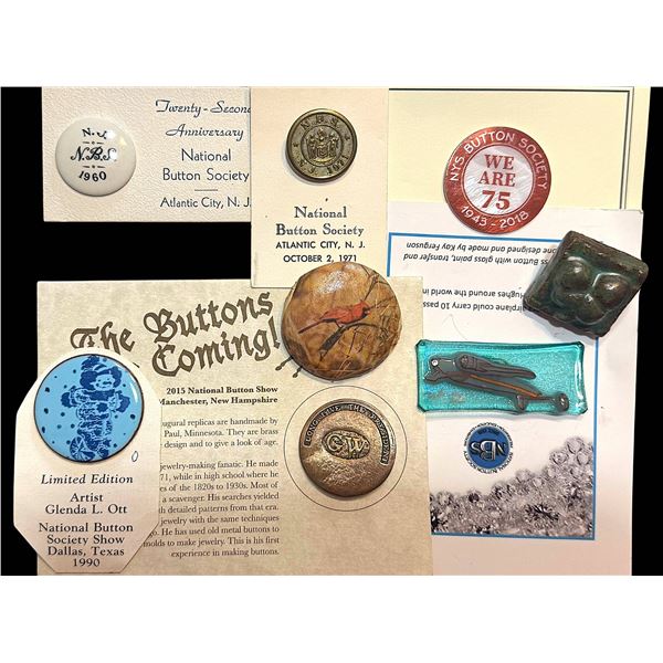 A SELECTION OF DIVISION THREE NBS FAVOR BUTTONS