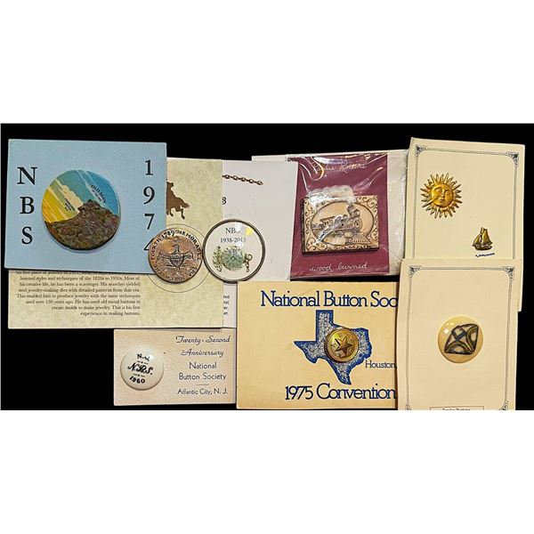 A SELECTION OF DIVISION THREE NBS FAVOR BUTTONS