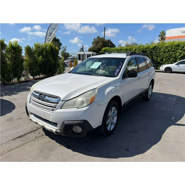 SUBA OUTBACK 2013 O/S-T SMOG-2 DAYS