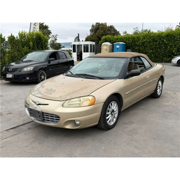 CHRY SEBRING 2001 T-DONATION