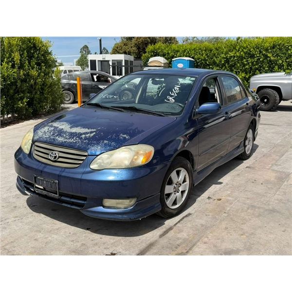 TOYT COROLLA 2003 APP DUP/T-15 DAYS