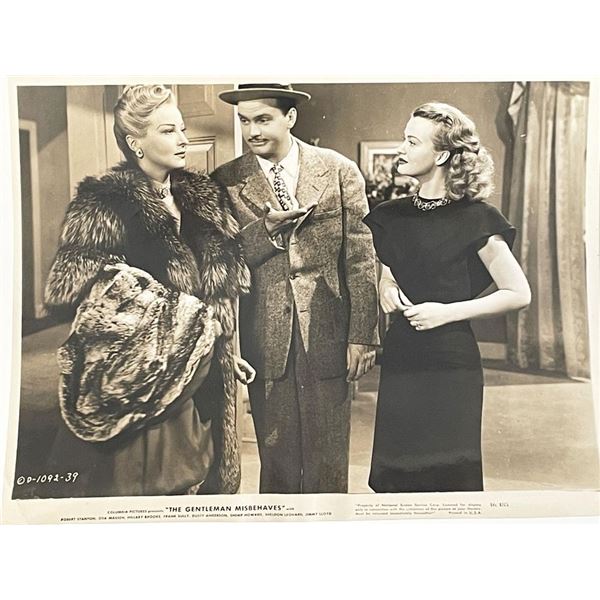The Gentleman Misbehaves original 1946 vintage movie photo