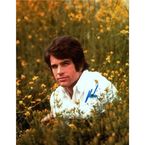 Warren Beatty facsimile signed photo