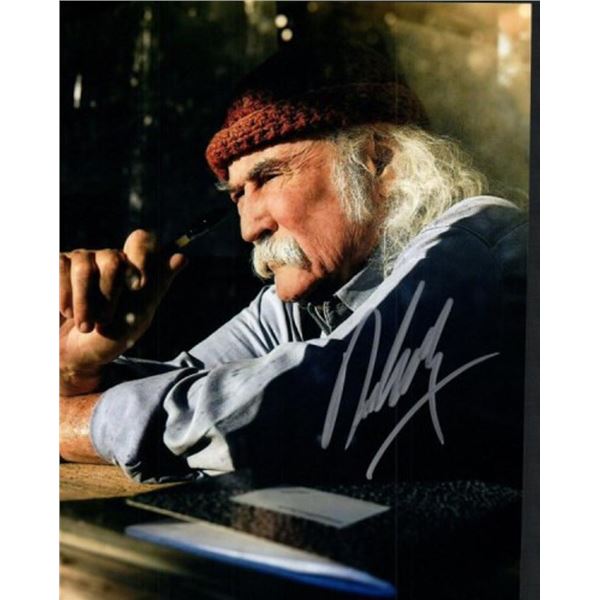 Crosby Stills Nash and Younfg David Crosby facsimile signed photo