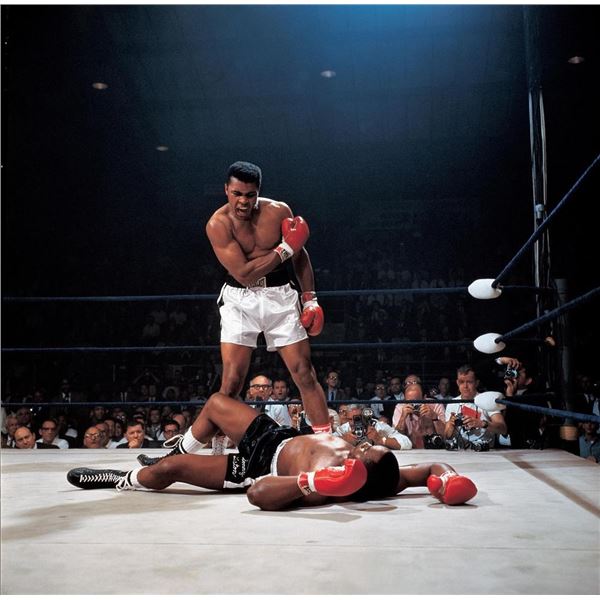 Muhammad Ali vs. Sonny Liston 1965 World Heavyweight-title photo reprint