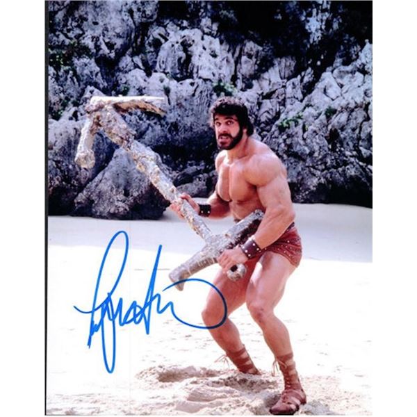 Hercules Lou Ferrigno facsimile signed movie photo