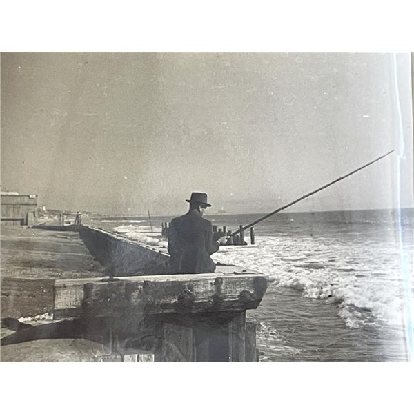 Fisherman vintage photo