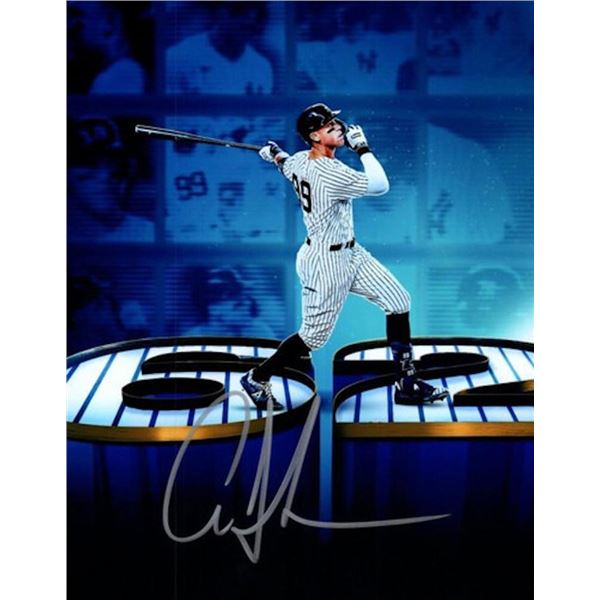 NY Yankees Aaron Judge facsimile signed photo