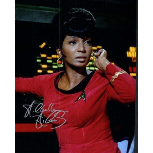 Star Trek Nichelle Nichols facsimile signed photo