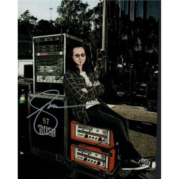 Rush Geddy Lee facsimile signed photo