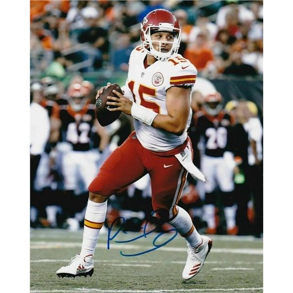 Kansas City Chiefs Patrick Mahomes facsimile signed  photo