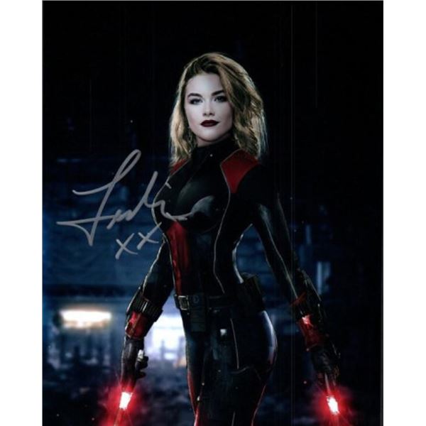 Marvel Florence Pugh facsimile signed photo