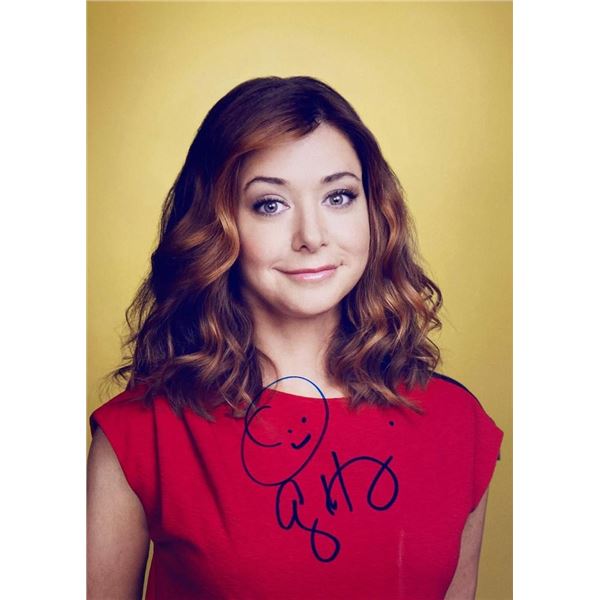 Alyson Hannigan facsimile signed photo