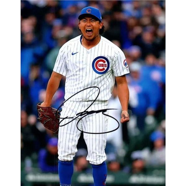 Chicago Cubs ShÅta Imanaga facsimile signed photo