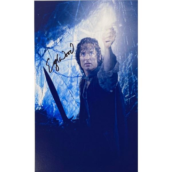 The Lord of the Rings Elijah Wood facsimile signed movie photo