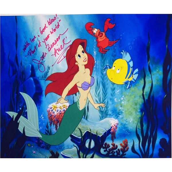 The Little Mermaid Jodi Benson facsimile signed movie photo