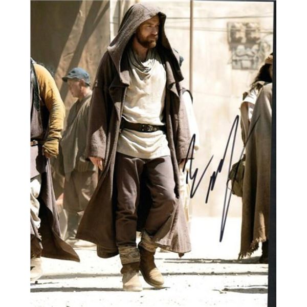 Star Wars Ewan McGregor facsimile signed photo
