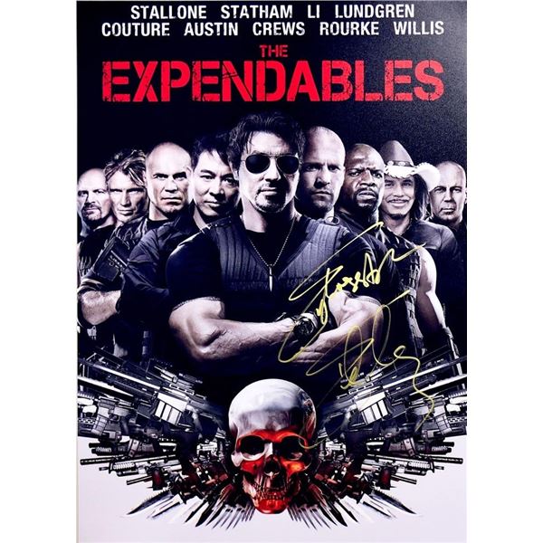 The Expendables Sylvester Stallone facsimile signed movie photo