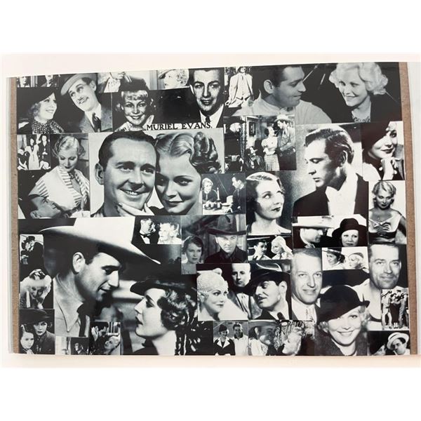 Muriel Evans vintage photo collage