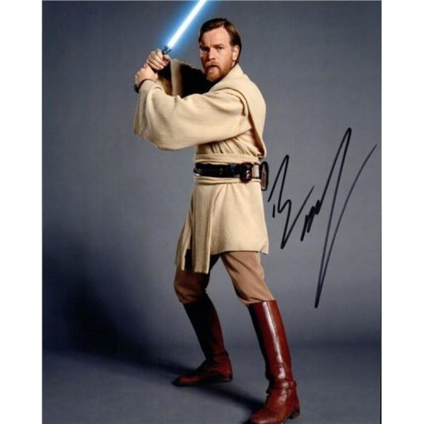 Star Wars Ewan McGregor facsimile signed photo