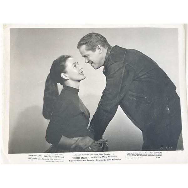 Chicago Caliing original 1951 vintage movie photo
