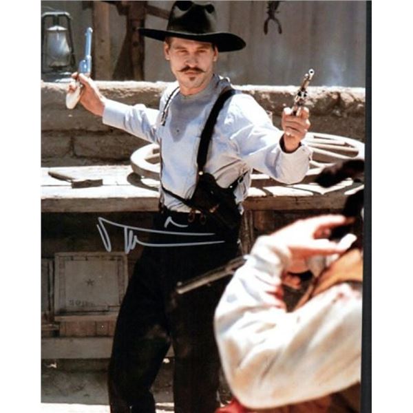 Young Guns Val Kilmer facsimile signed photo