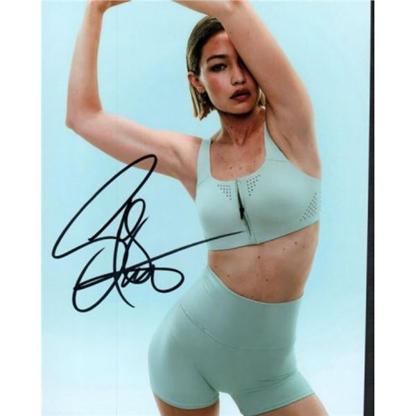 Supermodel Gigi Hadid facsimile signed photo
