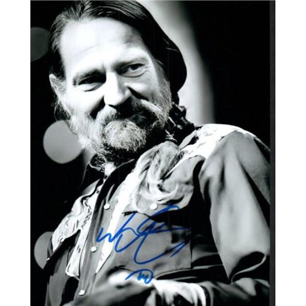Willie Nelson facsimile signed photo