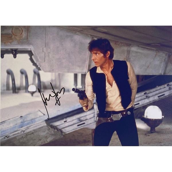 Star Wars Harrison Ford facsimile signed movie photo