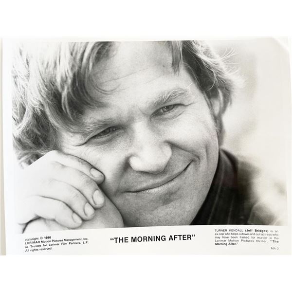 The Morning After Jeff Bridges original 1986 movie photo