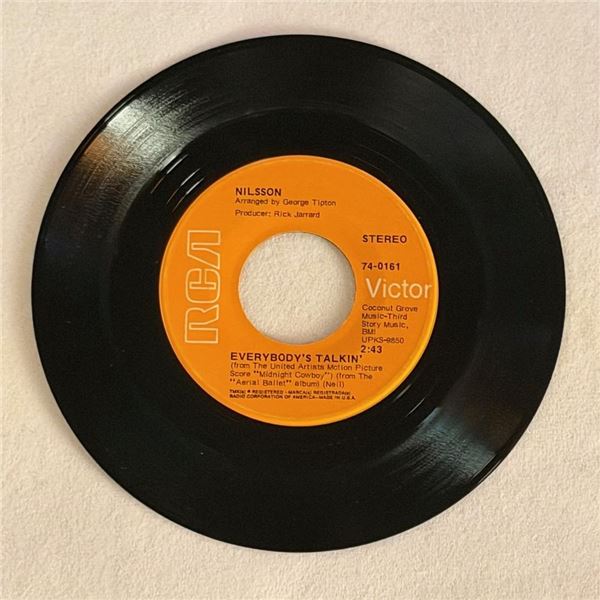 Nilsson Everybody's Talkin 45 Album