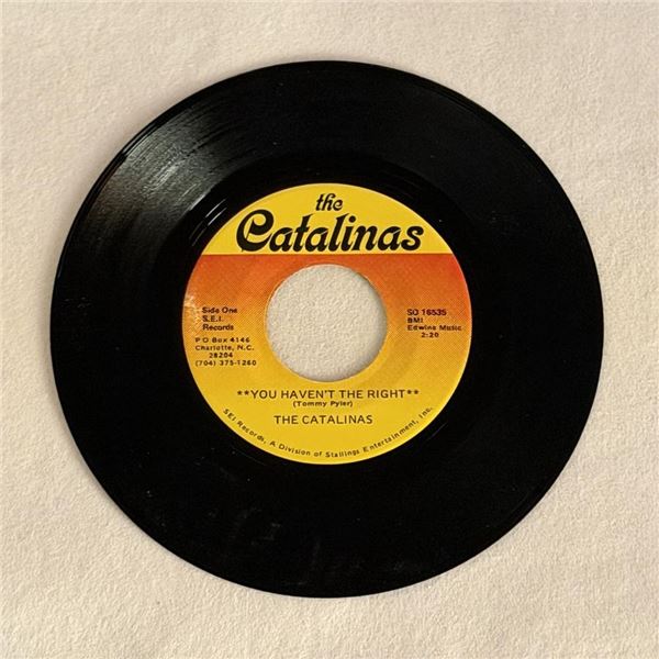 The Catalinas You Haven't the Right 45 Album
