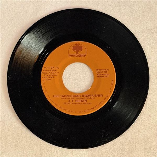 JT Brown Like Taking Candy 45 Album