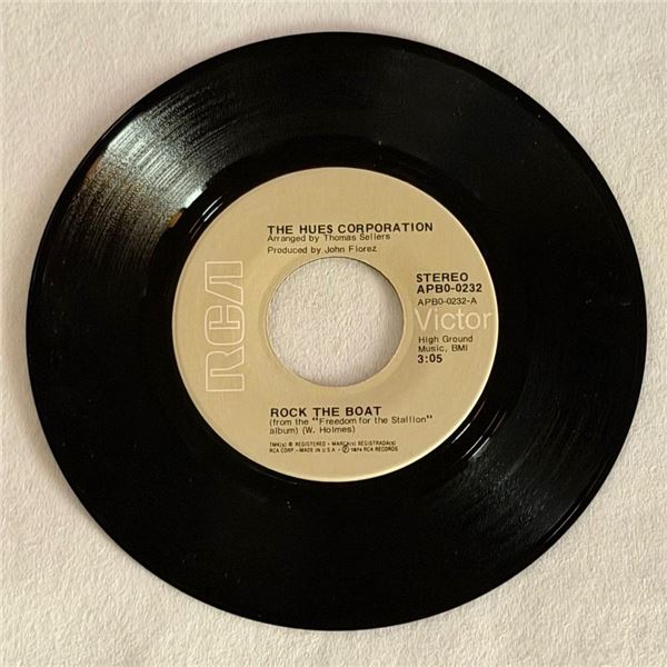 The Hues Corporation Rock the Boat 45 Album