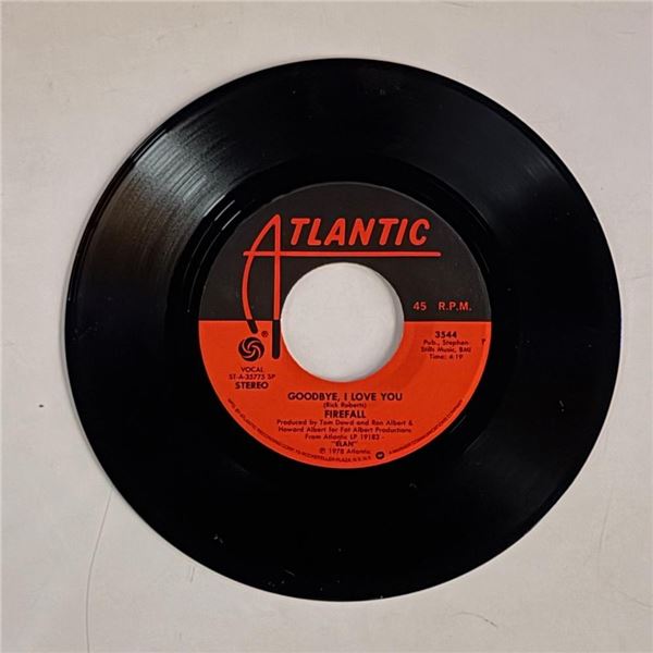 Firefall Goodbye I Love You 45 Album