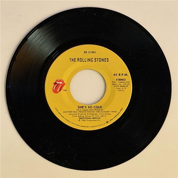 The Rolling Stones She's So Cold 45 Album