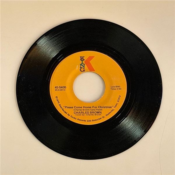 Charles Brown Please Come Home For Christmas 45 Album