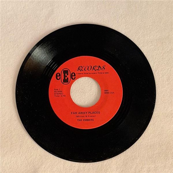 The Embers Far Away Places 45 Album