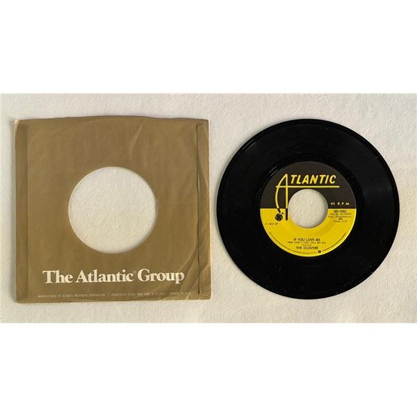 The Clovers If You Love Me 45 Album