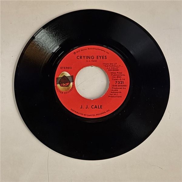 JJ Cale Crying Eyes 45 Album