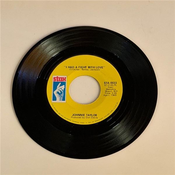 Johnnie Taylor I Had a Fight with Love 45 Album