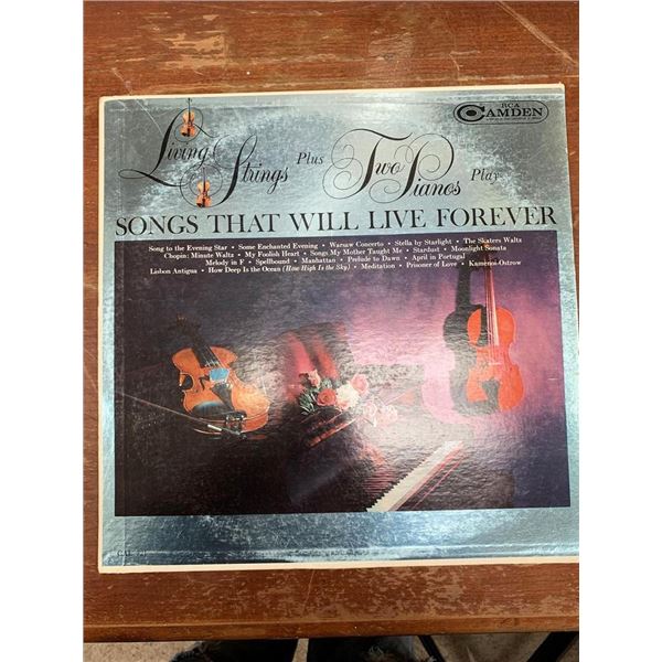 Living Strings Plus Two Pianos ‎– Play Songs That Will Live Forever – Alb