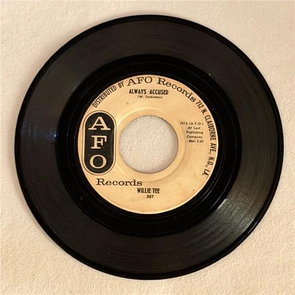 Willie Tee Always Accused 45 Album