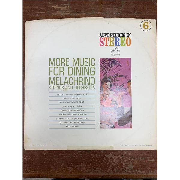 The Melachrino Strings And Orchestra ‎– More Music For Dining Album