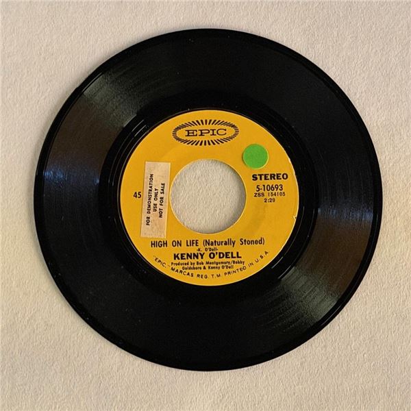 Kenny O'Dell High on Life 45 Album